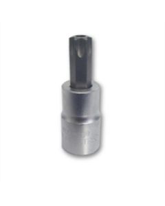 VIMPFS6TR50 image(0) - VIM Tools TR50 Tamper Proof Torx Bit, Satin 3/8 Sqaure Drive holder